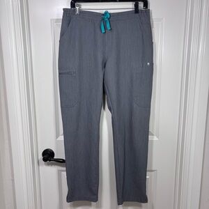 FIGS Technical Collection Yola Skinny Scrub Pants Women’s M Gray